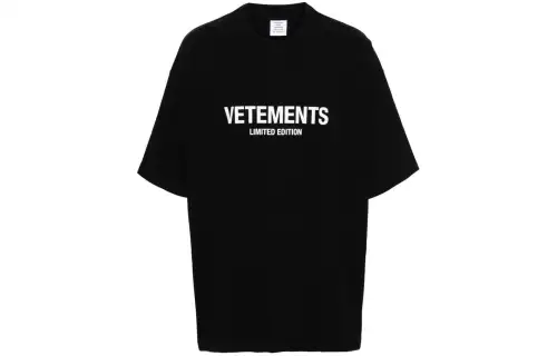 Vetements logo-print cotton T-shirt