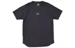 New Balance T Shirts Men's Gray Purple Crew Neck Moderate Straight Fit