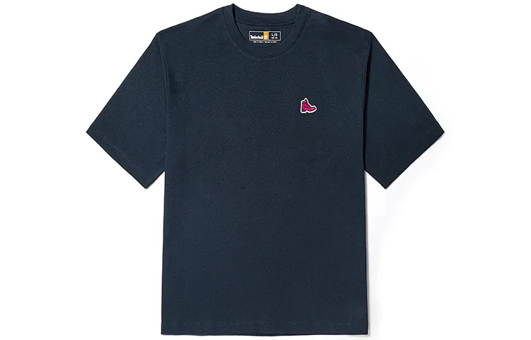 Timberland T-Shirts Unisex Dark Sapphire Crew Neck Moderate Straight Fit
