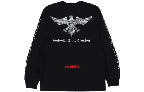 Bape X Shin Kamen Rider Shocker Emblem L/S Tee