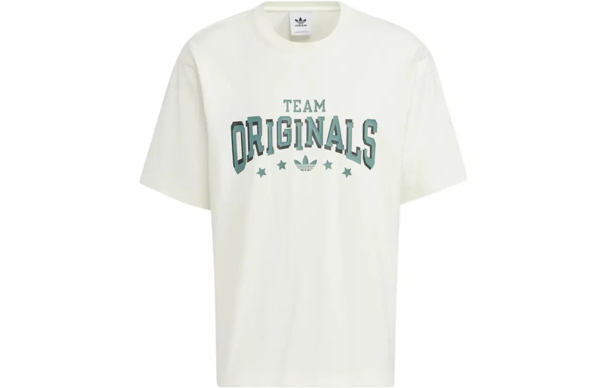 Adidas Originals T Shirt Unisex Jade White