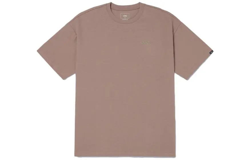 Vans T-Shirts Men's Camel Crew Neck Moderate Straight Fit
