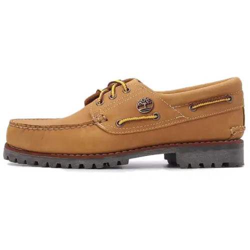 Timberland AUTHENTICS Collection Leather Casual Shoes Men's Wheat Brown
