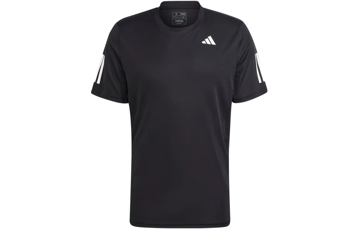 Adidas 3 Stripes T Shirt Men's Black
