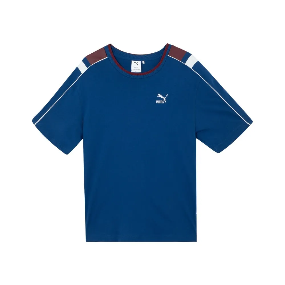 PUMA SS23 Archive T-Shirts Unisex Blue Crew Neck Moderate Straight Fit