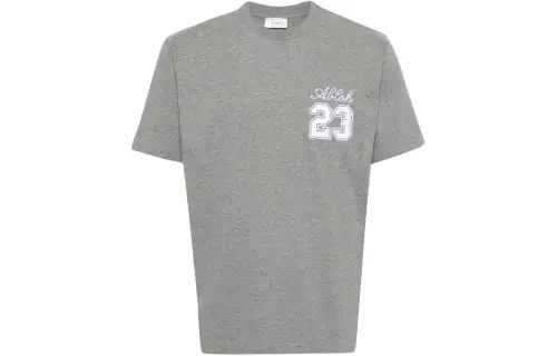 OFF-WHITE Embroidered-logo Cotton T-shirt