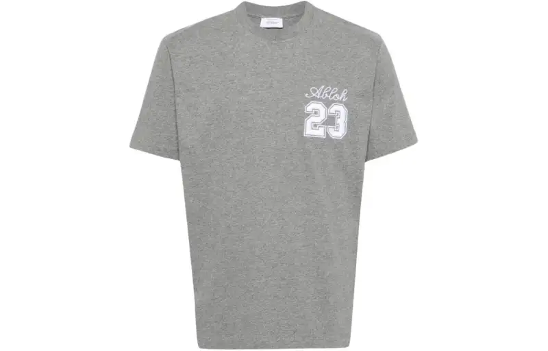 OFF-WHITE Embroidered-logo Cotton T-shirt