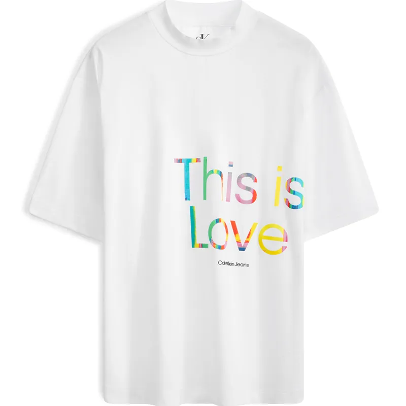 CALVIN KLEIN T Shirt Men's Moon White
