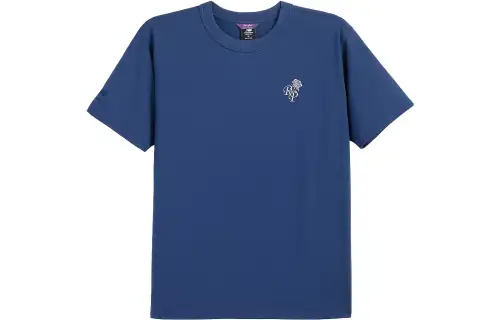 New Balance Athletics X Rich Paul T Shirts Men's Dark Blue Crew Neck Moderate Straight Fit