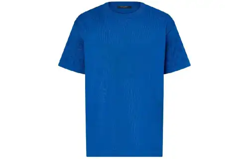 LOUIS VUITTON Short Sleeved Signature Crewneck