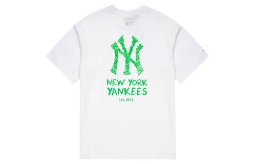 MLB Set-in Sleeve T-Shirt Unisex White