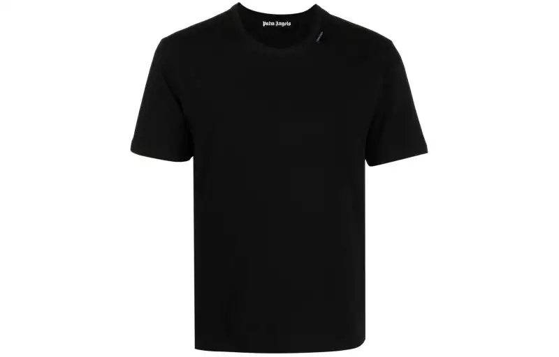 Palm Angels logo-appliqué crew-neck T-shirt