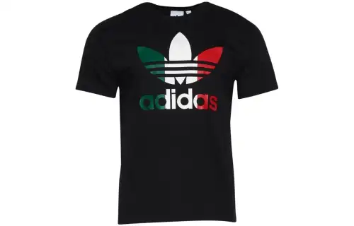 Adidas Originals MEXICO TREFOIL T Shirt Men's Black