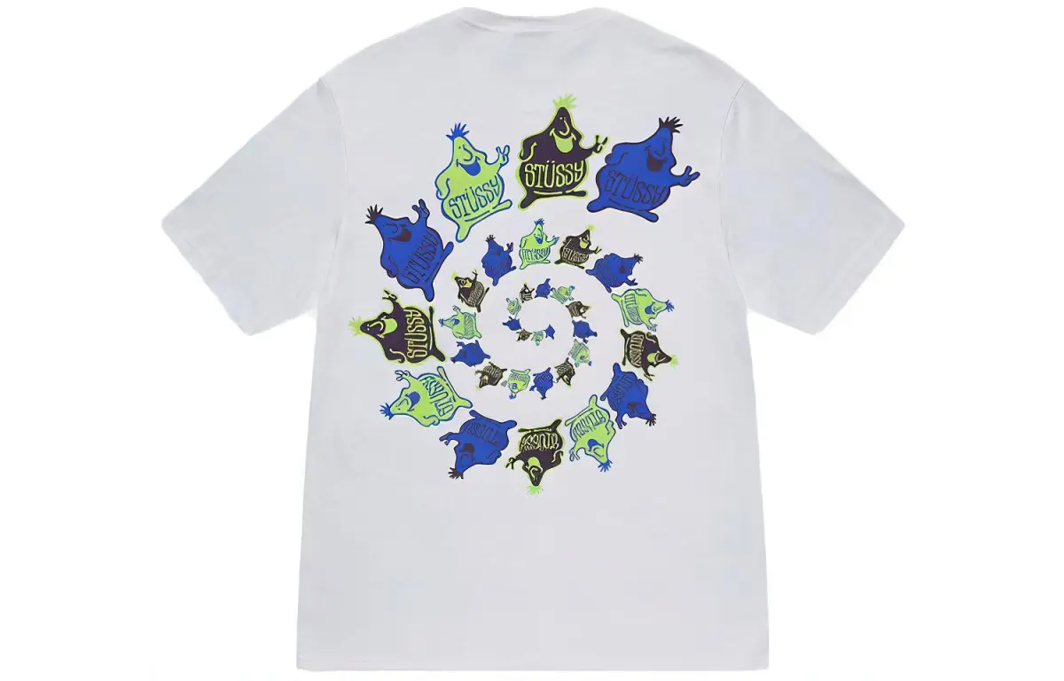 Stussy Mr. Blob Spiral Tee
