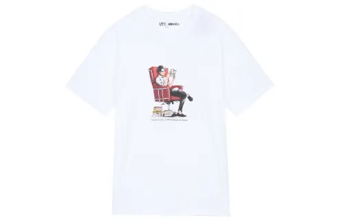 UNIQLO x JINJIDEJUREN,LIANMINGKUAN T Shirt Men's White
