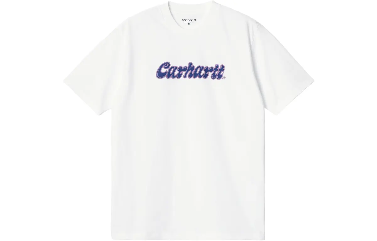 Carhartt WIP Carhartt WIP SS23 T-Shirts Men's White Crew Neck Moderate Straight Fit