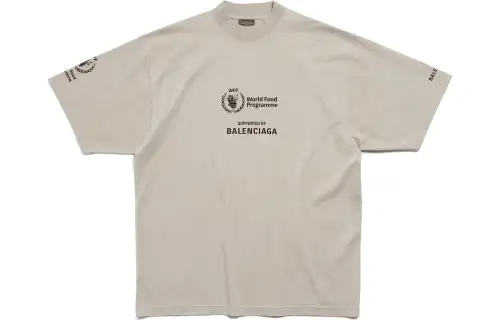 Balenciaga SS24 T Shirt Unisex Regular Fit Gray