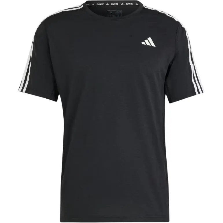 Adidas Free Shipping With AdiClub Own The Run 3 Stripes Tee