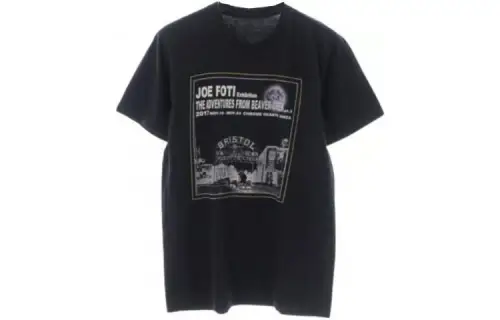 Chrome Hearts T Shirts Men's Black Crew Neck Moderate Straight Fit