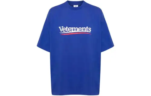 Vetements logo-print cotton T-shirt