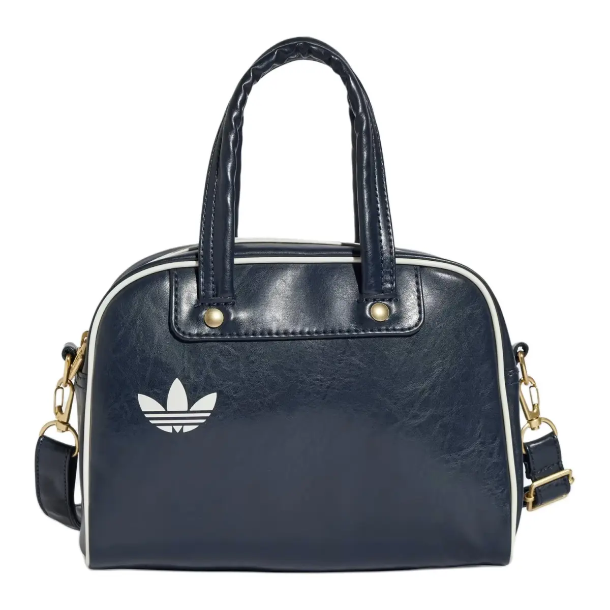 Adidas Originals Polyurethane Bowling Bag, Shoulder Bag, Handbag Mini Unisex Blue