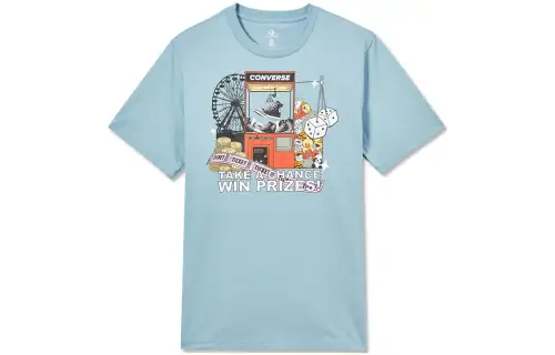 Converse Set-in Sleeve T-Shirt Men's Blue