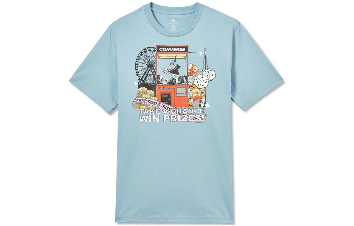 Converse Set-in Sleeve T-Shirt Men's Blue