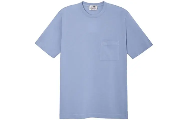 HERMES FW22 T Shirt Men's Light Blue