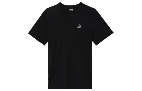 Nike ACG T Shirts Men's Black Crew Neck Moderate Straight Fit