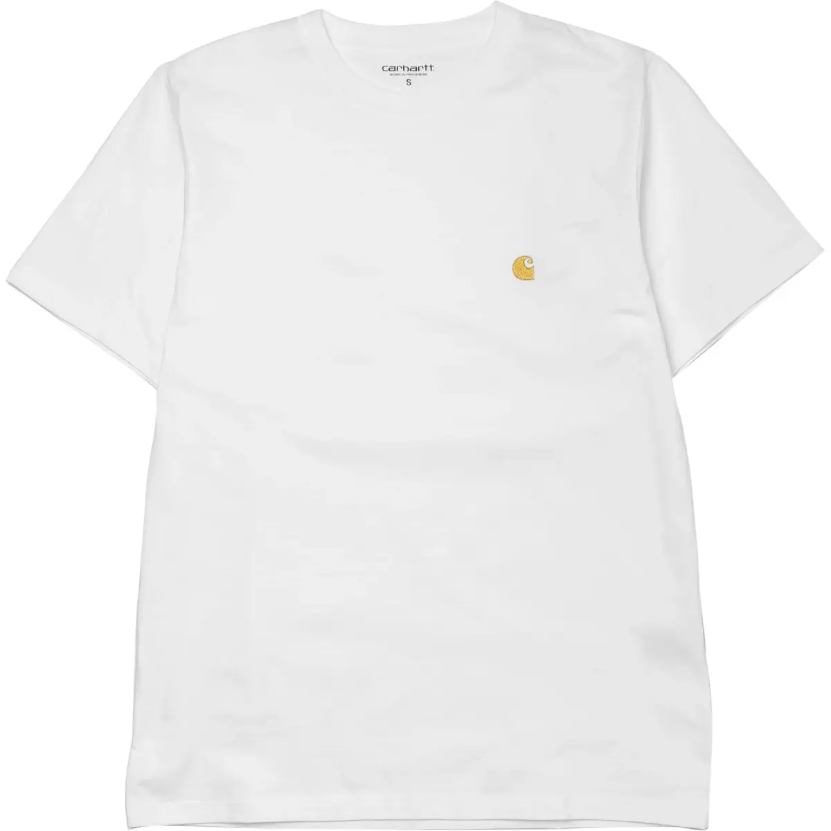 Carhartt WIP T-Shirts Men's White Crew Neck Moderate