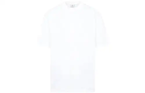 Vetements T Shirts Men's White Crew Neck Moderate Other