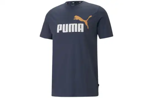 PUMA Essentials+ T Shirt Men's Dark Blue
