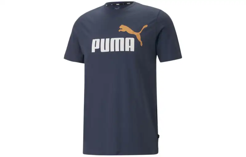 PUMA Essentials+ T Shirt Men's Dark Blue