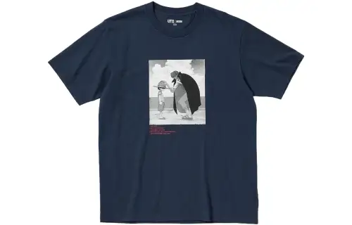 UNIQLO x One Piece Film Red T Shirt Men's Marine Blue