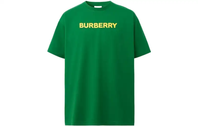 Burberry Logo Print Cotton Oversized T shirt