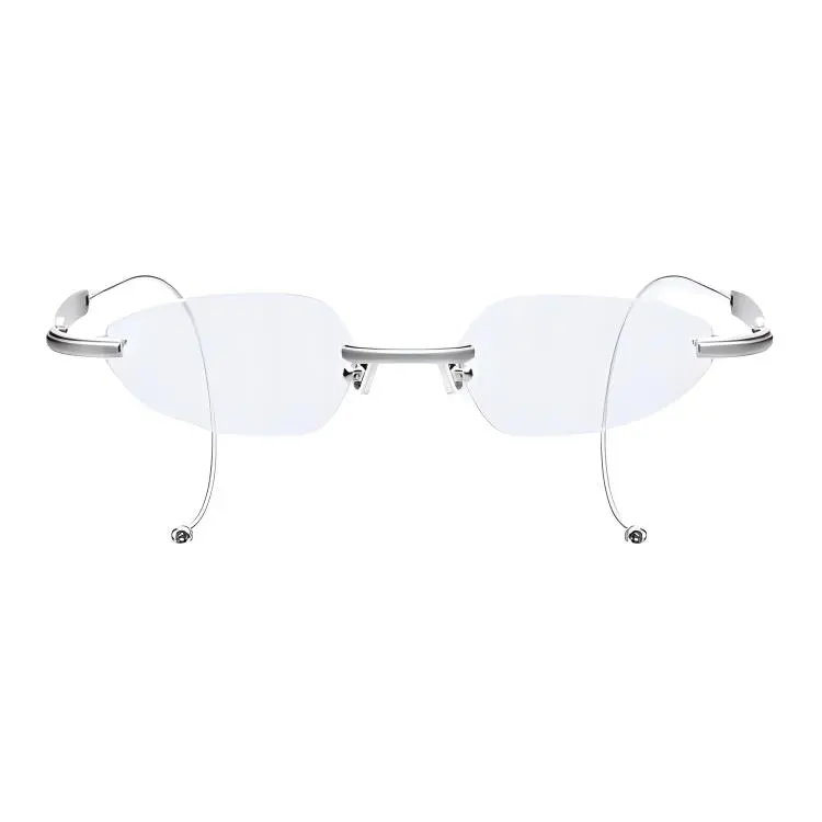 GENTLE MONSTER Acetate Oval Eyeglass Frames Unisex Silver