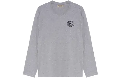 Burberry T Shirt Men's Light Gray