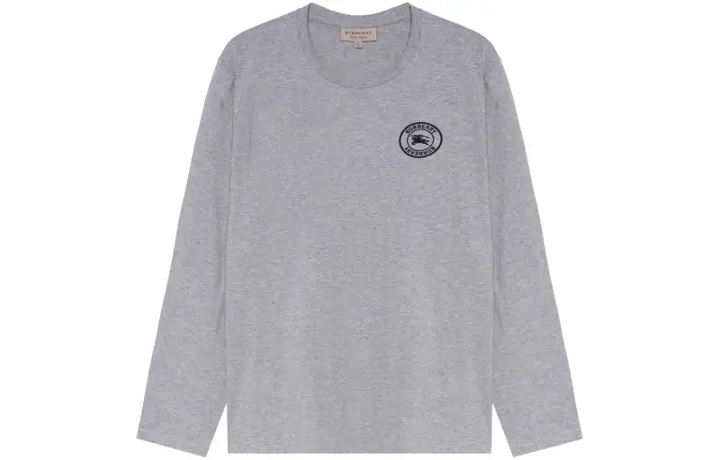 Burberry T Shirt Men's Light Gray