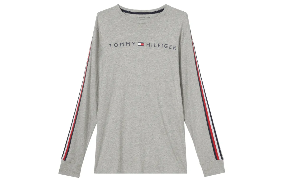 Tommy Hilfiger T Shirt Men's Light Gray