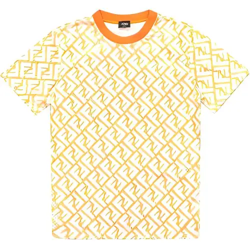 FENDI SS23 T Shirt Men's Orange