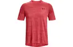 Under Armour T Shirts Men's Red Crew Neck Moderate Straight Fit