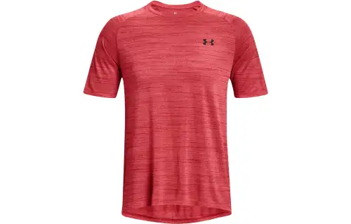 Under Armour T Shirts Men's Red Crew Neck Moderate Straight Fit