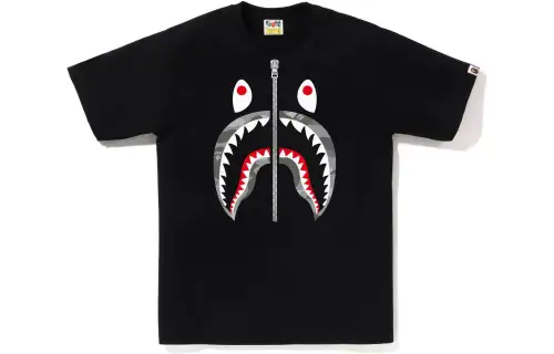 Bape Honeycomb Camo Shark Tee