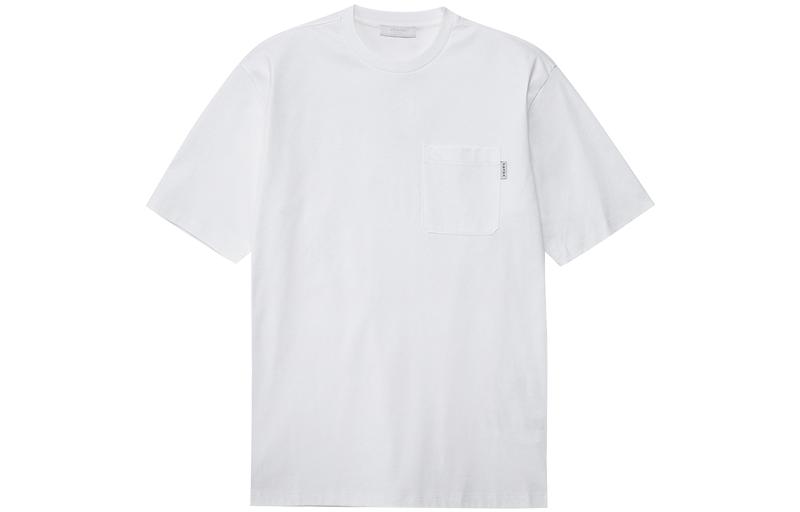 PRADA T Shirts Men's White Crew Neck Moderate Straight Fit