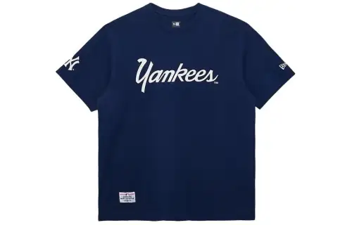 New Era T Shirt Unisex Navy Blue