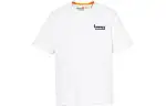 Timberland T Shirts Unisex White Crew Neck Moderate Straight Fit