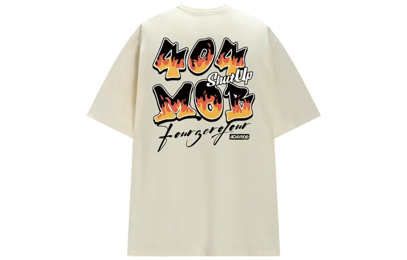 404MOB GANG T Shirts Unisex Crew Neck Moderate Other
