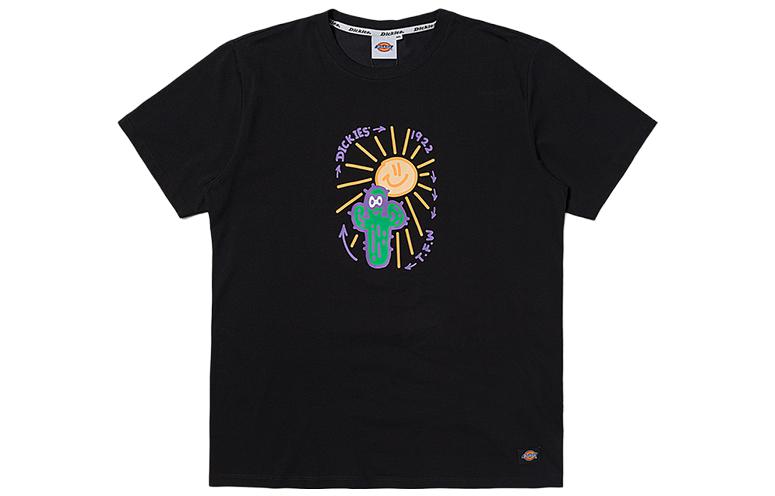 Футболка Dickies Logo Print Cartoon (черная)
