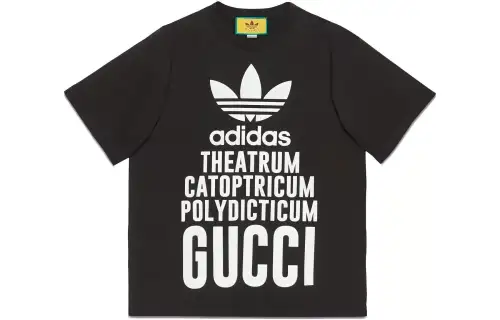 GUCCI x Adidas Originals SS23 T Shirt Men's Black