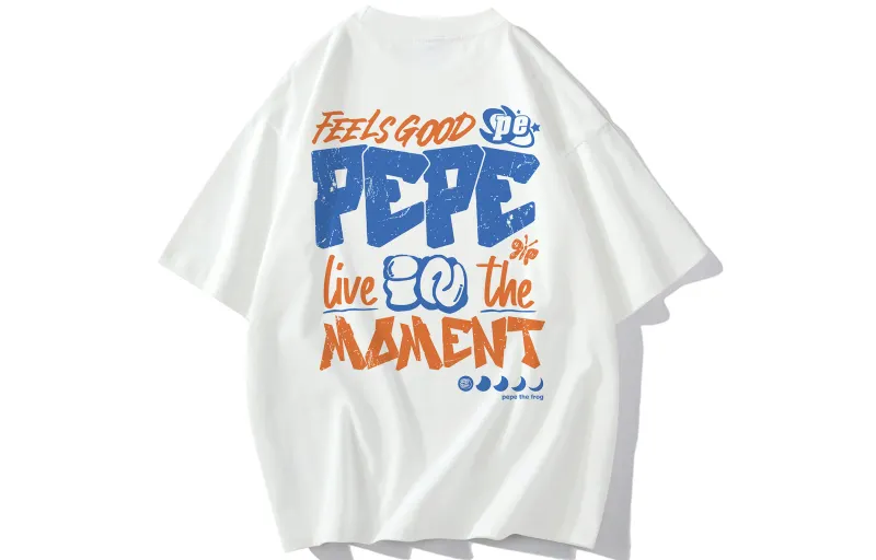Pepe The Frog T Shirts Unisex Crew Neck Moderate Heavyweight